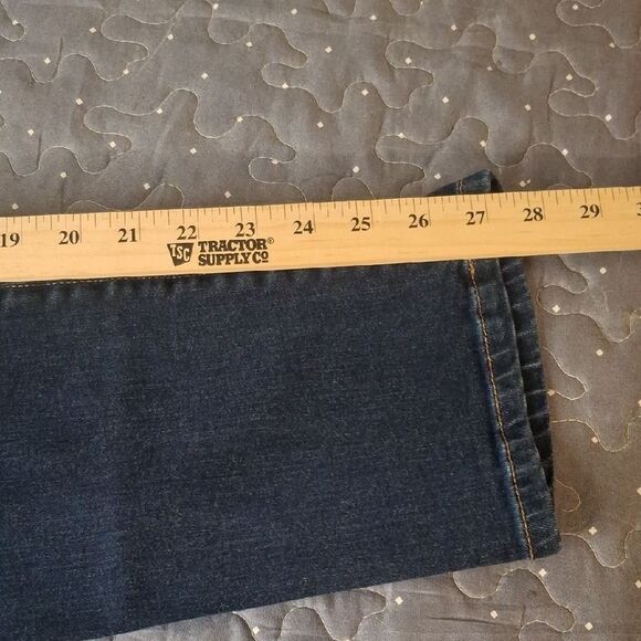 St. John's Bay Straight Leg Dark Blue Women's Jeans size 12 petite - Picture 6 of 6